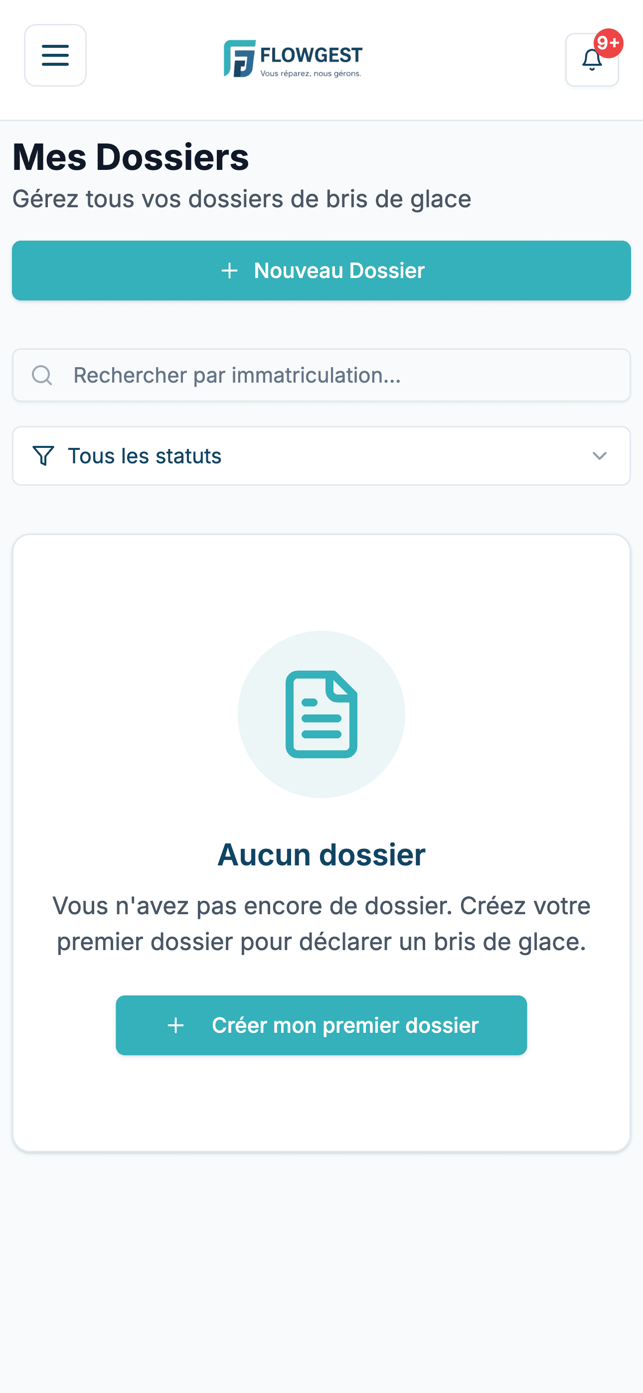FlowGest Mobile Dossier